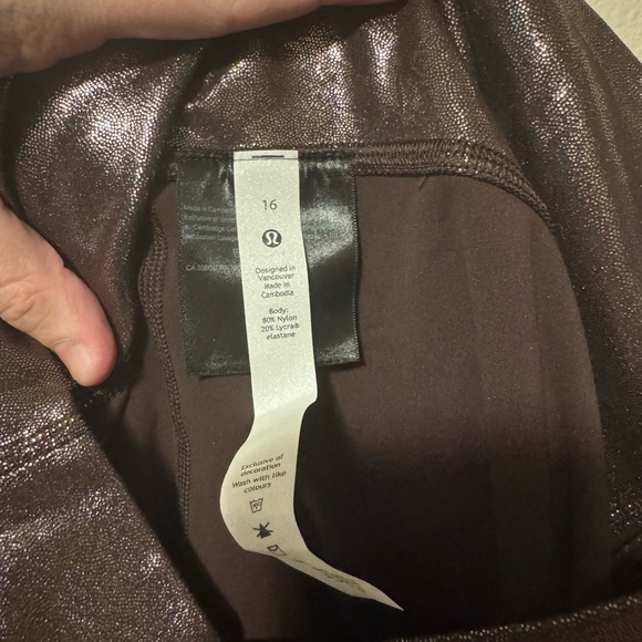Lululemon Athletica Shimmering Brown Leggings - Picture 4 of 4